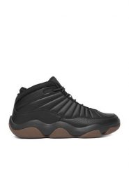 SHAQ Buty do koszykówki EO-NET AQ95088M-BT Czarny. Czarne buty sportowe męskie Shaq, ze skóry, bez zapięcia, do koszykówki. Za 369.99 zł.