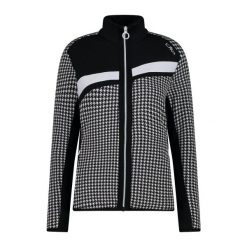 Damska kurtka narciarska CMP. Czarne bluzy sportowe damskie CMP, na zimę, xs, bez wzorów, bez kaptura. Za 428.25 zł.