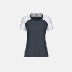 PLAY TECH Damski Top. Niebieskie koszulki sportowe damskie Head, bez wzorów, sportowe, bez kołnierzyka. Za 280.00 zł.