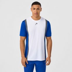 CLUB 25 TECH T-Shirt Men. Białe t-shirty męskie Head, s, bez wzorów, z meshu, sportowe, bez kołnierzyka. Za 153.00 zł.