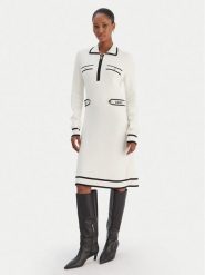 Liu Jo Sport Sukienka dzianinowa TF5251 MS59L Écru Regular Fit. Sukienki damskie Liu Jo Sport, l, bez wzorów, z dzianiny, sportowe, bez kołnierzyka, bez ramiączek, sportowe. Za 899.99 zł.