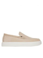 Calvin Klein Półbuty Hybrid Moccasin Nu HM0HM01902 Beżowy. Brązowe półbuty na co dzień męskie Calvin Klein, ze skóry, bez zapięcia. Za 649.99 zł.