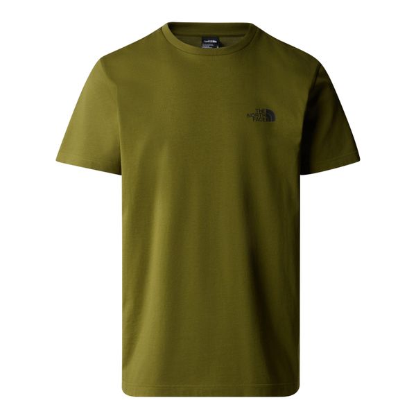 Koszulka turystyczna męska The North Face M Simple Dome Tee. Zielone koszulki sportowe męskie The North Face, m, bez wzorów, bez kołnierzyka, bez ramiączek, trekkingowe. Za 106.00 zł.