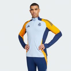 Bluza Real Madrid Tiro 24 Competition Training. Brązowe bluzy sportowe męskie Adidas, xs, bez wzorów, z materiału, bez kaptura, do piłki nożnej. W wyprzedaży za 270.55 zł.