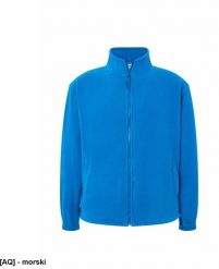 JHK Bluza z mikropolaru, wykończenie antypilingowe, suwak w kolorze polaru morski S. Zielone bluzy męskie JHK, m, bez wzorów, z polaru, bez kaptura. Za 55.18 zł.