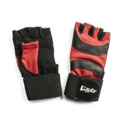 Rękawiczki fitness Laubr Sport czerwone. Brązowe rękawiczki damskie FIVE GLOVES, bez wzorów, sportowe. Za 132.99 zł.