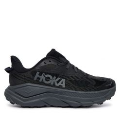 Buty do biegania Hoka. Czarne obuwie sportowe damskie HOKA, bez wzorów, do biegania. Za 719.99 zł.