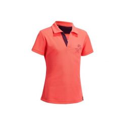 Koszulka polo PL500 Mesh róż. Czerwone koszulki polo męskie FOUGANZA, z meshu, z krótkim rękawem. Za 54.99 zł.
