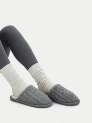 G-Star Raw Kapcie CEO-WSS21711-01A Szary. Szare kapcie damskie G-Star, bez wzorów, z materiału. Za 89.99 zł.
