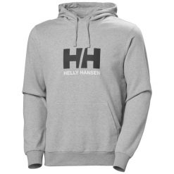 Bluza z kapturem Helly Hansen HH Logo 2.0. Szare bluzy męskie Helly Hansen, m, bez wzorów, z bawełny, z kapturem. W wyprzedaży za 342.25 zł.