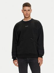 Hugo Bluza Dautumnas 50516667 Czarny Oversize. Czarne bluzy męskie Hugo, m, bez wzorów, z bawełny, bez kaptura. Za 329.99 zł.