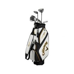 Zestaw 10 kijów golfowych męskich Warbird grafit dla praworęcznych + torba. Szare torby sportowe męskie CALLAWAY, bez wzorów, duże. Za 3,999.00 zł.