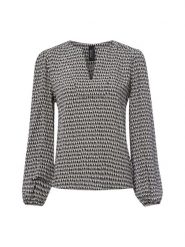 Marc Cain Bluzka Kobiety wiskoza szary, 40. Szare bluzki damskie Marc Cain, bez wzorów, z wiskozy, eleganckie, bez kołnierzyka, bez ramiączek. Za 599.95 zł.