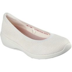 Mieszkania Skechers Arya - Fancy You, Kobiety. Brązowe obuwie sportowe damskie Skechers, bez wzorów, na fitness i siłownię. Za 390.00 zł.