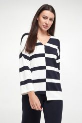 Sweter damski w paski JOSEPH RIBKOFF. Bluzki damskie Joseph Ribkoff, xs, bez wzorów, bez kołnierzyka, bez ramiączek. Za 919.00 zł.