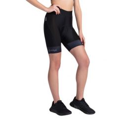 Damskie spodenki kolarskie Kilpi PRESSURE-W. Czarne szorty sportowe damskie Kilpi, xs, bez wzorów, sportowe, rowerowe. Za 189.67 zł.
