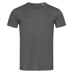 Męska Koszulka Ben Z Okrągłym Dekoltem. Szare koszulki sportowe męskie Stedman, m, bez wzorów, bez kołnierzyka, bez ramiączek, trekkingowe. Za 53.99 zł.
