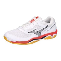 Buty do piłki ręcznej Mizuno Wave Phantom 3. Białe obuwie sportowe damskie Mizuno, bez wzorów, do piłki ręcznej, mizuno wave. Za 429.99 zł.