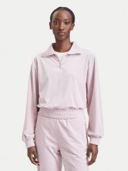 Guess Bluza V6BQ08 K6302 Różowy jasny Regular Fit. Czerwone bluzy damskie Guess, l, z aplikacjami, z syntetyku, bez kaptura. Za 344.99 zł.