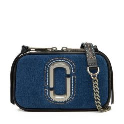 Torebka Marc Jacobs. Niebieskie torebki do ręki damskie Marc Jacobs, bez wzorów, z denimu, wizytowe, bez dodatków. Za 1,079.00 zł.