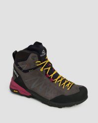 Buty męskie Dolomite CRODAROSSA LEATHER HIGH GTX IRON/GREY BLACK. Szare trekkingi męskie Dolomite, trekkingowe, gore-tex. Za 526.00 zł.