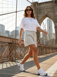 Dresowe bermudy z kieszeniami - szary. Szare szorty damskie Sinsay, l, bez wzorów, z dresówki. Za 29.99 zł.