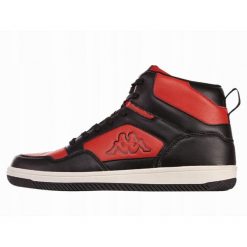 Buty na co dzień unisex KAPPA ALID za kostkę wysokie eko skóra. Czerwone obuwie sportowe damskie Kappa, bez wzorów, ze skóry, trekkingowe. Za 169.00 zł.