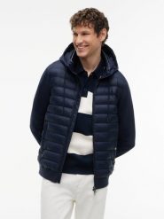 Tommy Hilfiger bluza z kapturem Mężczyźni Bawełna niebieski, S. Niebieskie bluzy męskie Tommy Hilfiger, m, bez wzorów, z bawełny, z kapturem. Za 949.95 zł.