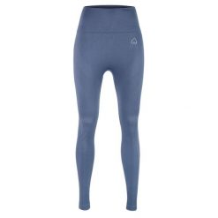 Legginsy fitness damskie Beshaped Femme Force bezszwowe. Niebieskie legginsy damskie BESHAPED, xl, bez wzorów, z nylonu, na fitness i siłownię. Za 179.00 zł.