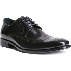 Buty męskie 84-M-800-1. Czarne eleganckie półbuty Wittchen, z syntetyku. Za 229.00 zł.