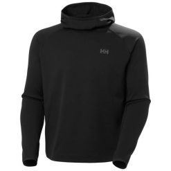Bluza Helly Hansen Versalite Fleece. Czarne bluzy męskie Helly Hansen, l, bez wzorów, z elastanu, z kapturem. Za 299.00 zł.