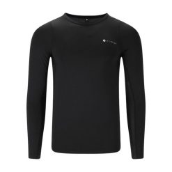 Koszulka kompresyjna z długim rękawem Virtus Jasp. Czarne koszulki sportowe męskie VIRTUS, m, bez wzorów, bez kołnierzyka, bez ramiączek. Za 163.00 zł.