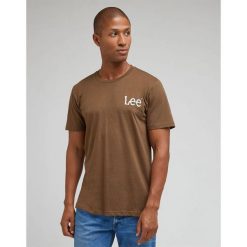 LEE ESSENTIAL TEE MĘSKA KOSZULKA T-SHIRT LOGO TRUFFLE 112342482 LL96015540. Koszulki polo męskie Lee, m, bez wzorów, bez ramiączek. Za 89.99 zł.