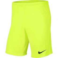 Męskie Spodenki Dry Park III. Szare krótkie spodenki sportowe męskie Nike, m, bez wzorów, trekkingowe. Za 102.99 zł.