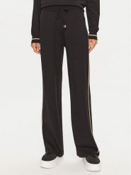 Liu Jo Sport Spodnie materiałowe TF4315 MS63L Czarny Regular Fit. Czarne spodnie sportowe damskie Liu Jo Sport, l, bez wzorów, z materiału. Za 289.99 zł.