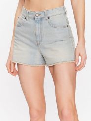 TWINSET Szorty jeansowe 231TT2413 Niebieski Regular Fit. Niebieskie szorty damskie Twinset, bez wzorów, z bawełny. Za 629.99 zł.