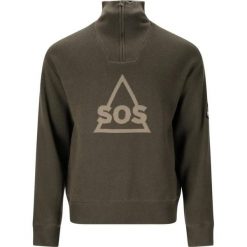Pull SOS Tignes. Czarne bluzy męskie SOS, na zimę, bez wzorów, bez kaptura. Za 715.50 zł.