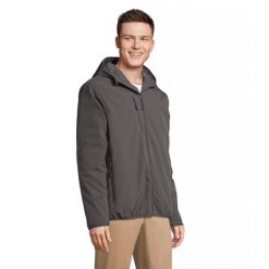 Parka softshell Sol's Falcon Padded. Brązowe kurtki męskie SOL'S, na zimę, m, bez wzorów, z softshellu, bez kaptura. Za 323.50 zł.