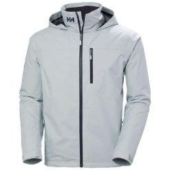 Męska kurtka żeglarska Crew Hooded Midlayer 2.0. Szare kurtki męskie Helly Hansen, l, bez wzorów, z materiału, bez kaptura. Za 830.50 zł.