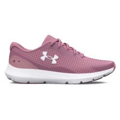 Buty do biegania damskie UNDER ARMOUR SURGE 3 dla aktywnych. Czerwone obuwie sportowe damskie Under Armour, bez wzorów, do biegania. Za 274.00 zł.