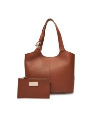 Coccinelle Torebka Hand Grained L E1 SHA 11 02 01 Brązowy. Brązowe torebki do ręki damskie Coccinelle, bez wzorów, ze skóry, bez dodatków. Za 1,299.00 zł.