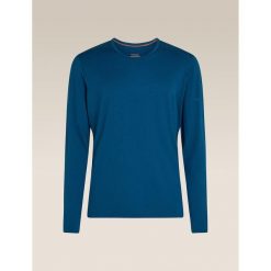 ICEBREAKER Koszulka męska 200 Oasis LS Crewe Atlantis-XL. Czarne koszulki sportowe męskie Icebreaker, m, bez wzorów, z wełny, bez kołnierzyka, bez ramiączek, do piłki nożnej. Za 402.45 zł.