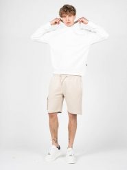 Pepe Jeans Szorty "Drake" | PM800911 | Drake | Mężczyzna | Beżowy, Kremowy. Białe szorty męskie Pepe Jeans, m, bez wzorów, z bawełny. W wyprzedaży za 159.00 zł.