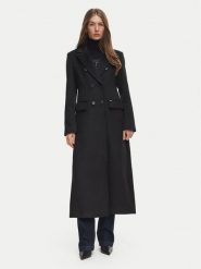 Guess Płaszcz wełniany W6BL49 W4129 Czarny Regular Fit. Czarne płaszcze damskie Guess, na zimę, s, z aplikacjami, z syntetyku, bez kaptura. Za 1,059.00 zł.