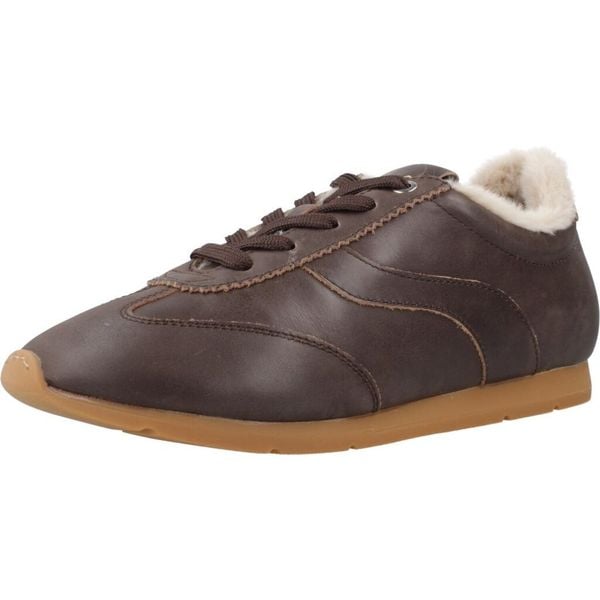 Kapcie UNISA DAPSE AF Brązowy. Brązowe kapcie damskie Unisa, bez wzorów, ze skóry. Za 433.99 zł.