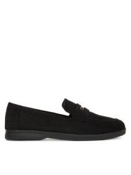 DeeZee Lordsy 13-1120-2 Czarny. Czarne mokasyny damskie DeeZee, z materiału. Za 119.99 zł.