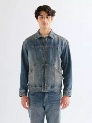 MESKA KURTKA WRANGLER TRAILRIDER JACKET DUSK 112378058. Płaszcze męskie Wrangler, l, bez wzorów, z jeansu, bez kaptura. Za 219.99 zł.