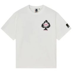 T-Shirt Deus Ex Machina Turpentine Os White. Białe t-shirty męskie Deus Ex Machina, l, bez wzorów, z denimu, bez kołnierzyka. Za 291.87 zł.