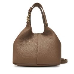 Torebka Coccinelle. Brązowe torebki do ręki damskie Coccinelle, bez wzorów, klasyczne, bez dodatków. Za 1,249.00 zł.