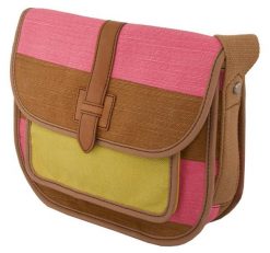 Fossil damska torebka tekstylno-skórzana, 28 x 22 x 8 cm. Czerwone torby na ramię damskie Fossil, bez wzorów, ze skóry, bez dodatków. Za 237.99 zł.
